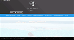Desktop Screenshot of hotelroyalblue.com